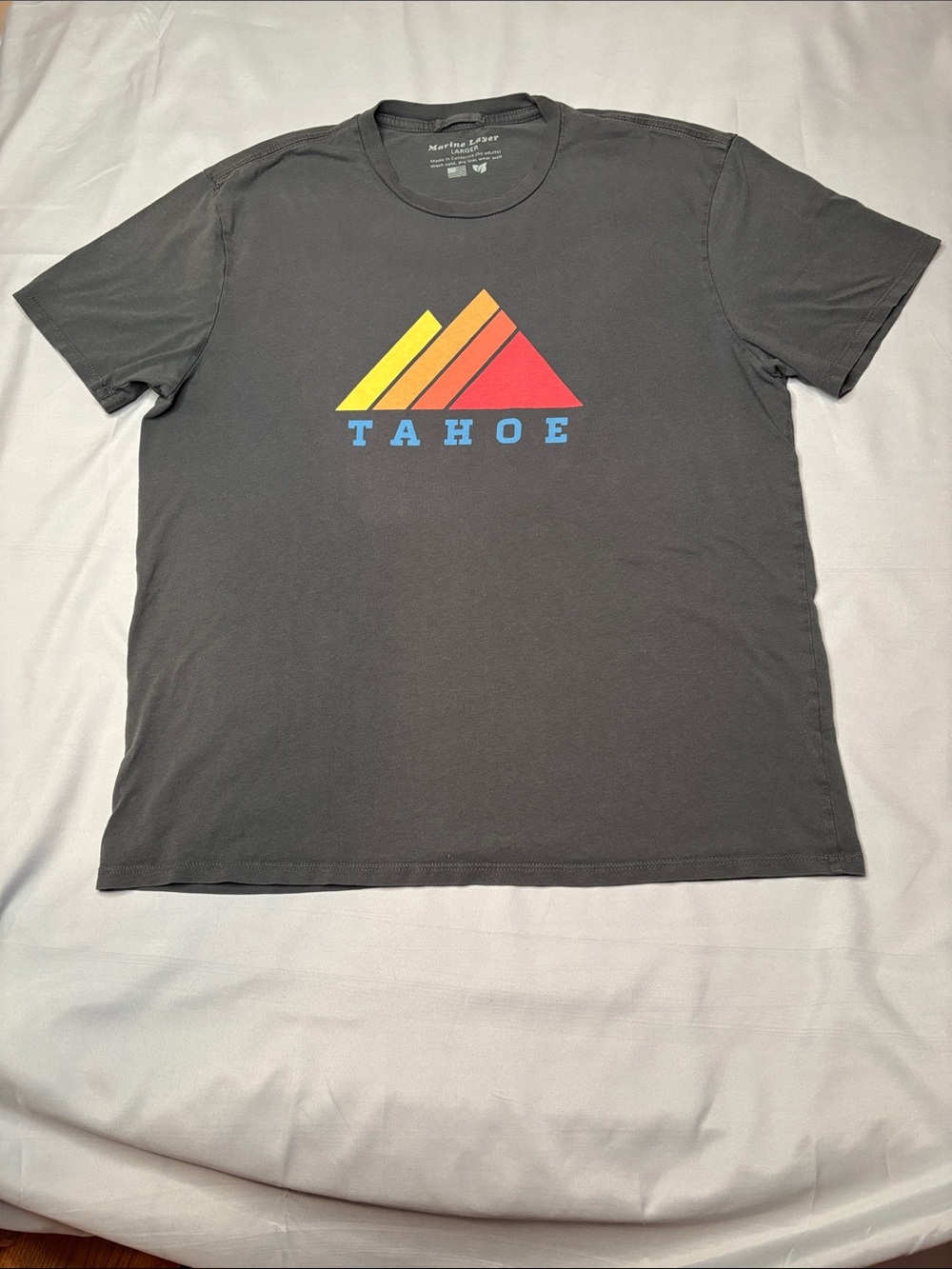 Tahoe Graphic Short-Sleeve T-Shirt - Charcoal